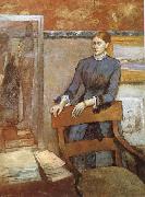 Edgar Degas Portrait of Miss Lu oil painting artist